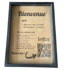 Cadre d'accueil + page web